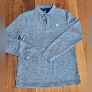 Blue Long Sleeve Polo Shirt